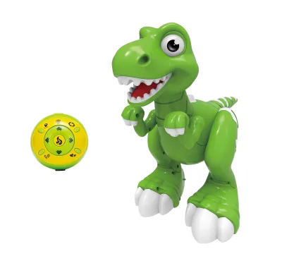 New 9 Channels Remote Control Smart Dinosaur Truck Dancing Dinosaur Toy Car With Sound Light and Mist Spray & 360 Degrees Rotate