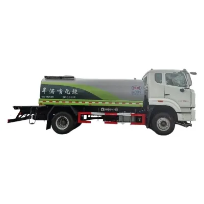 High Efficiency 160 HP Low Fuel Consumption Road Flushing Truck Factory
