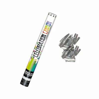 Festival Spring Cannon Biodegradable Flameproof Party Popper Confetti Compressed air Electric Confetti Cannon Sliver Confetti