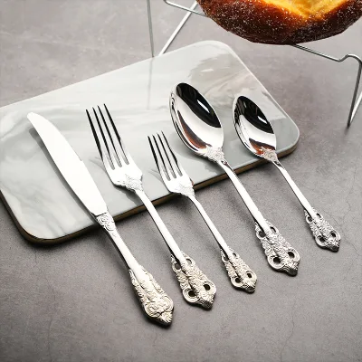 Luxury Royal Stainless Steel Kitchen Knife Set Premium Quality Wholesome Butcher Hot Selling Metal Material