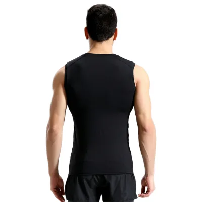 Polyester Figure Cross-border Sports Vest Men's Spring Summer Basketball Training Tights Sweaty Running Sports Vest