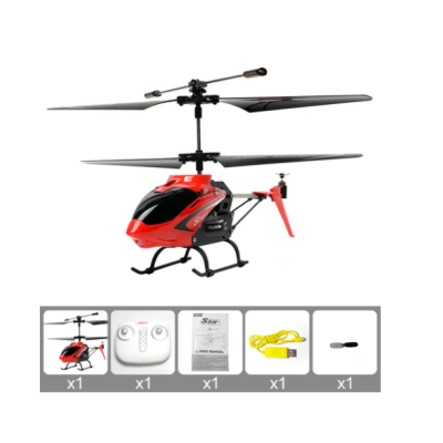 New S5H RC Helicopter Remote Control Hovering Resistance 3CH Alloy RC Quadcopter With Camera LED Lights Toys Gifts