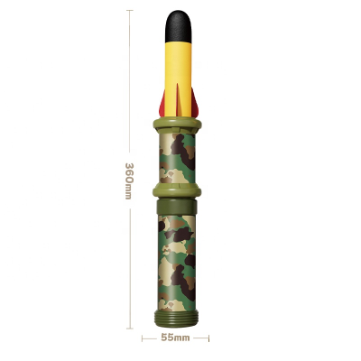 Outdoor air Rocket Launcher Toy Hand Power Rocket Shooting Game Kids Cheap Plastic Toy