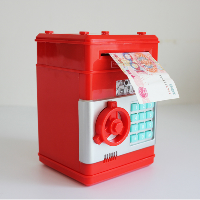 Creative Big Number Children's ATM Savings Can with Password Automatic Money Rolling Machine Piggy Bank