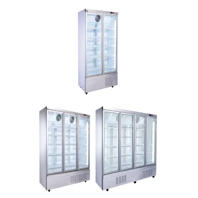 Commercial Glass Door Display Cold Room With Gravity Flow Shelving for Sale