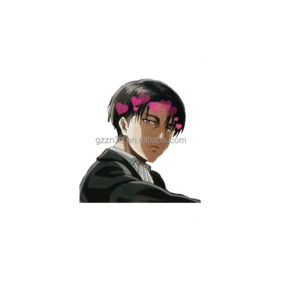 Attack on Titan Motion Sticker Holographic Stickers Custom Die Cut Lenticular Stickers