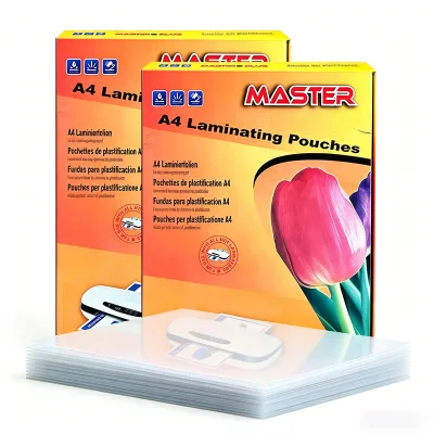Bulk A4 A3 Glossy Laminating Film 80/100/125micron Waterproof for Photo & Document Protection Compatible with All Hot Laminators