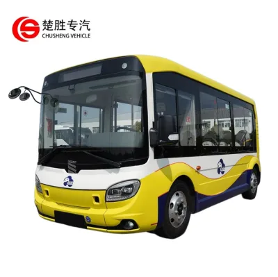 Hot Sell TENGLONG AUTO 9-15 Seats LHD Electric Minibus Automatic Transmission Euro 6 Emission Rear-engine Rear-wheel Drive