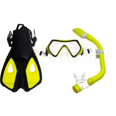 Fully Dry Snorkeling Mask Set Diving Goggles with Snorkel Swimming Equipment for Kids
