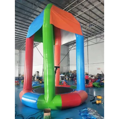 4m Diameter 6.5m Height Inflatable Bungee Trampoline for Amusement Park Sport Games PVC Taraulin 6 Months Warranty 10 Years