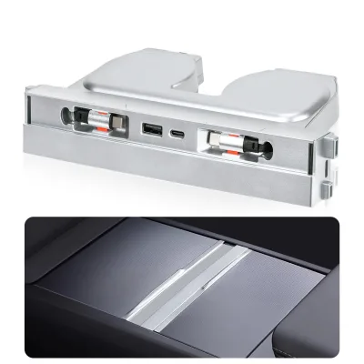 Factory Central Control Docking Station Central Control USB HUB TYPE C+Lightning with USB Port for Model 3Y Juniper