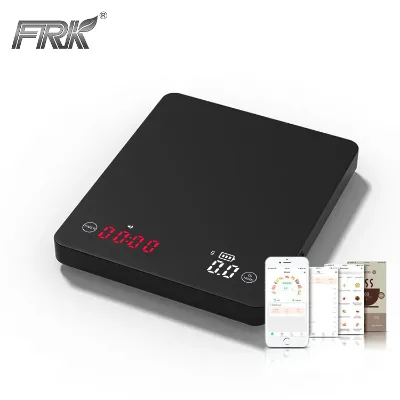 Blue-tooth Auto Electronic Coffee Scale Coffee Kitchen Weighing Scale Rechargeable Digital Eespresso Coffee Scale