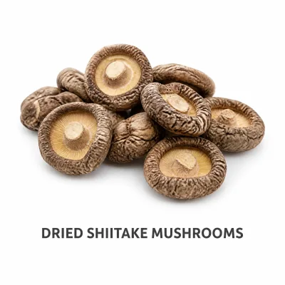 Dried Shiitake Mushroom Bulk Wholesale Whole High Quality Chinese Shiitake Brown Mushroom for Food Service Cooking