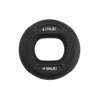 Hot Sale Factory Price 20-80LB Finger Exercise Custom Logo Silicone Hand Grips Ring for Kids or Adult