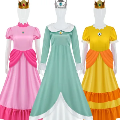 Cross-border Children's Girls' Pink Princess Dress Costume Halloween Performance Outfit Accessories Polyester Material Zhejiang