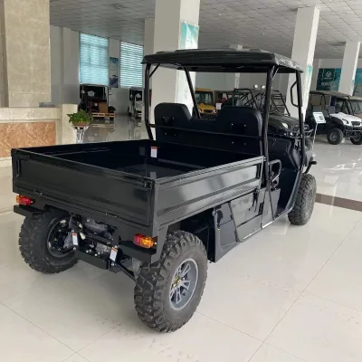4-Seater Electric Utility Track Vehicle Automatic Transmission 10KW Motor 300-400kg Payload Switchable 2WD/4WD Snow Shovel EEC