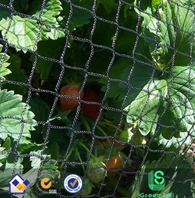 Heavy Duty HDPE Garden Netting 5/8" Mesh Deer & Bird Barrier with Zip Ties Custom Sizes (9mm-30mm) Reusable for Plants