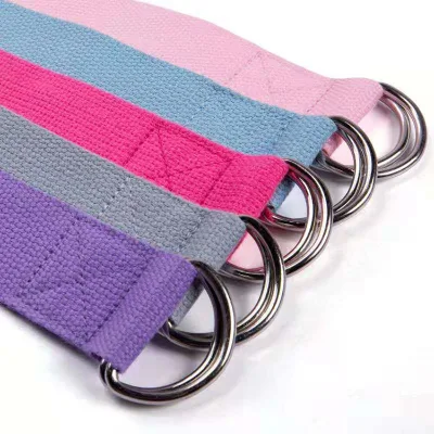Eco Friendly Exercise Thin Gym Fitness Durable Yoga Strap Organic Cotton Yoga Strap