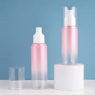 100ml/120ml Empty Plastic PET Spray Pump Bottles for Cream Fine Travel Cosmetics Packaging Perfume Essential Oil Skin Care Serum