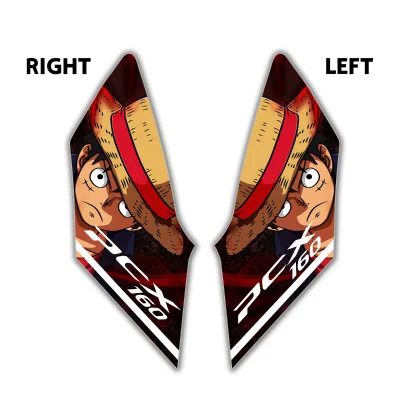 For honda PCX 160 Creative Design Side Decals Waterproof Decorative Reflective Sticker