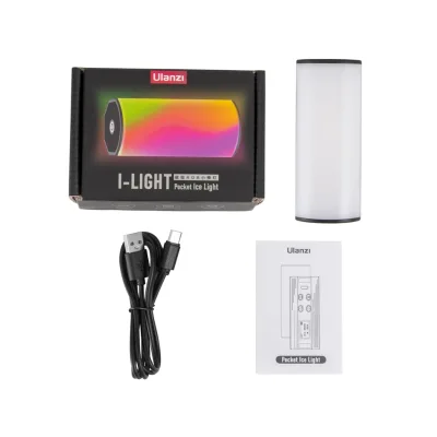 NEW Ulanzi i-Light Strong Magnet Rgb Tube Light photography Rechargeable Mini portable Led Camera video Light For Party Use