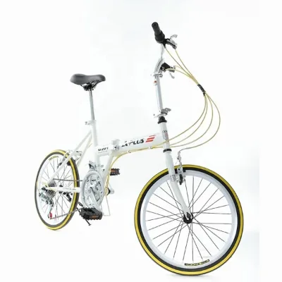 20" Hi-Ten Steel Frame Wholesale Chinese Factory Shimano 7 Speeds Folding Bicycle