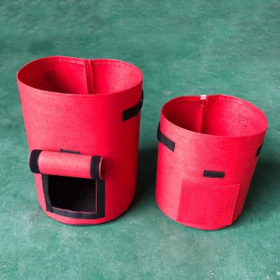 Bainer Gallon Non-Woven Fabric Heavy-Duty Planting Bags for Potatoes Tomatoes Vegetables Tree & Beauty Garden Cultivation