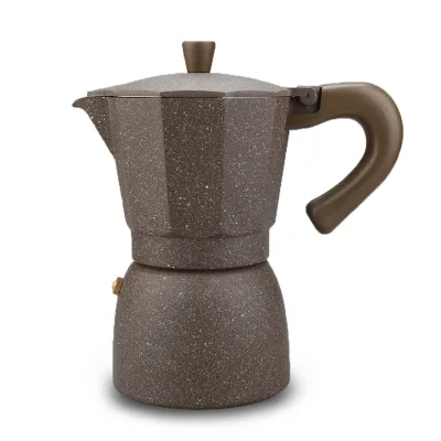 OEM Coffee Pots Aluminum Espresso Latte Mocha Pot For Gas Stovetop Or Electrical Easy Clean For Home Office