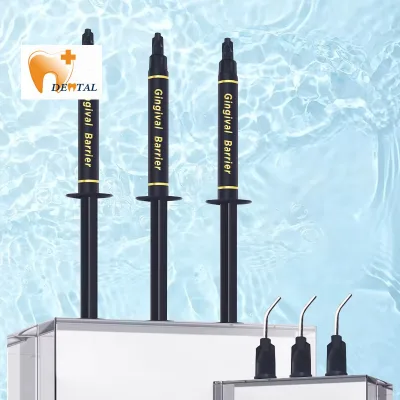 Yulin Mint Flavored 3ml Plastic Cordless Food Grade Gingival Barrier Gel Non Peroxide Clinic Use Multi-Purpose Accessory