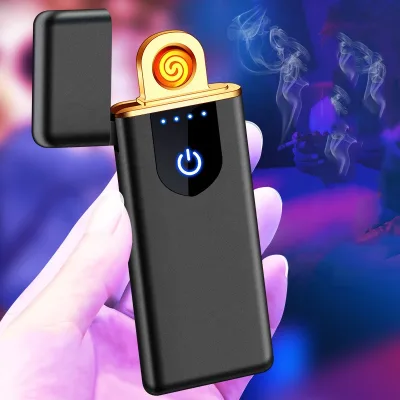 Plastic Electric Usb Lighter Windproof Cigarette Rechargeable Lighter