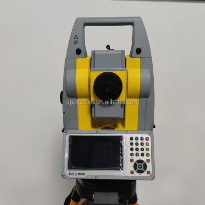 High Accuracy 1''Accuracy 5-inch Touchscreen AccXess EDM 1000M X-PAD Software Robot Total Station GEOMAX ZOOM75