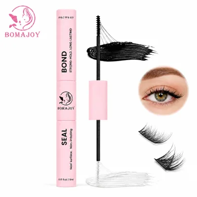 OEM Waterproof 2 in 1 Lash Adhesive and Sealant Dual Head Eyelash Glue for Long Wear Extension, Cluster Lash and Beauty Styling