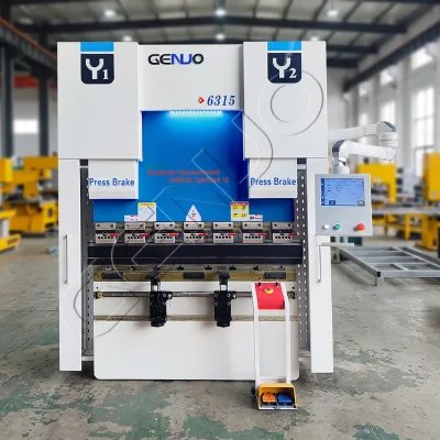 Low Vibration CNC Press Brake Electro-hydraulic Synchronous Bending Machine Equipped Genuine Delem DA53T Touch Screen System
