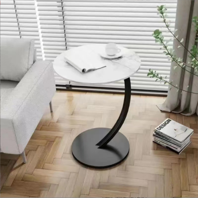 Wood Round Side Tables Modern Luxury Coffee Table for the Living Room