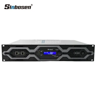 Powerful and Ultra-quiet SR2-4500 DSP 2 X 8000W 2u Sic High Cooling Power Amplifier Touring Stable Class d Amplifier