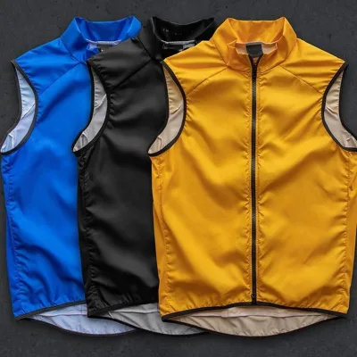 High Quality 100% Polyester Quick Dry Plus Size Mens Cycling Clothing Triathlon Bike Gilet Cycling Vest