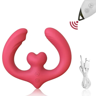 Remote Control Sex Toys Double Penetration Vibrating Dildo for Lesbian Panty Vibrator
