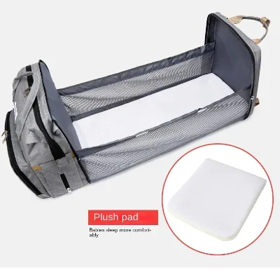 Dual-Use Folding Bed Large Capacity Maternal Infant Back Milk Bag Light Weight Multi-Purpose Mummy Bag for Outdoors