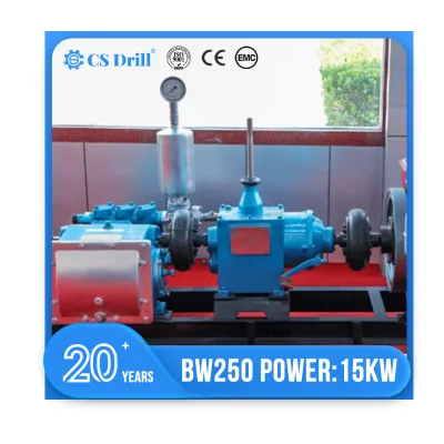 Diesel Engine Water Well Drilling Pump BW250 Rock Hard Rock Mud Pump for Sale