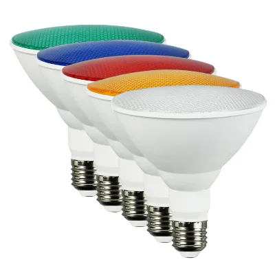 Colored LED Par Light PAR20 PAR30 Downlights IP54 Led Bulb Par38 Led Lights Led Par38 Bulb