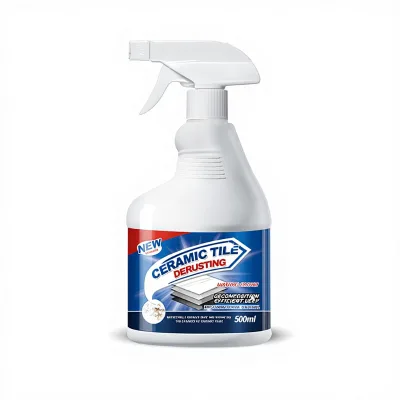Tile Rust Stain Remover Acids-Based Spray Concentrated 500ml Powerful Cleaner Marble Stone Yellow Stains Bathroom Household Use
