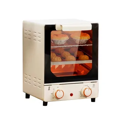 Baking Machine Toaster 12 Liter Barbecue Grill Mini Electric Oven Multifunction Timer Making Biscuits Bread Cake Pizza Cookies