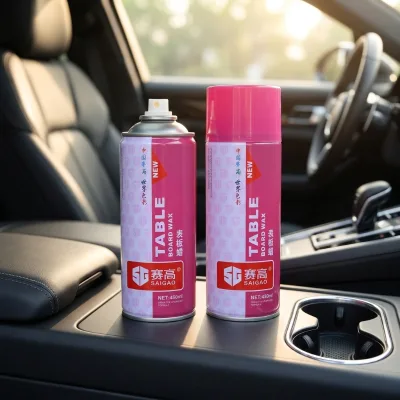 Car Interior Refurbishment Dashboard Polish Spray Dustproof and Polishing and Genuine Leather/leather Special Spray Wax.