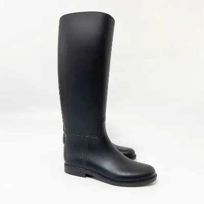 OEM Waterproof Knee-High Horse Riding Boots for Men Women Kids with PVC Insole-for Winter