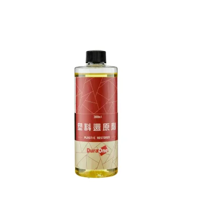 DuraOne Water-based Eco-friendly Plastic Trim Restorer Polish with High Gloss for 300ML Car Care Rubber/Plastic/Acoustic Strips
