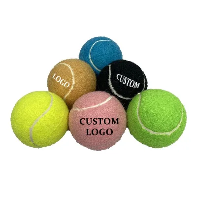 High Elastic Yellow Green Green Black Red Blue Soft Tennis Ball Yellow Tennis Ball Print Tennis Ball Multi Colors