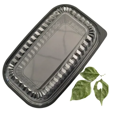 PP Plastic Rectangle Disposable Packaging Tray for Vegetable Fruit Sushi Transparent Food Container