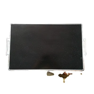 Square Shape Electric Warming Tray Shabbat Buffet Party Gathering Hot Plate Multifunction Ceramic Surface Solid Coil Kitchen Use