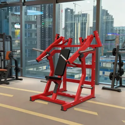 Incline Chest Press Strength Training, Plate-mounted Chest Press Machine, Gym Plate-mounted Loaded Chest Press Equipment