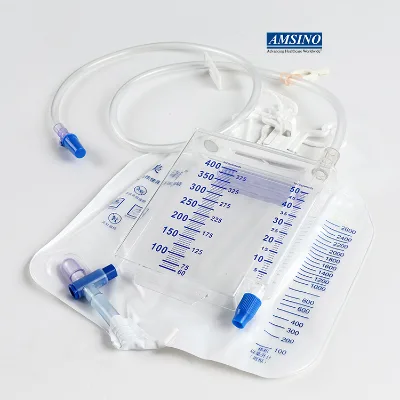 400ML+2600ML Sterile Disposable Urine Meter with Anti-reflux Drip Chamber